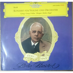 Béla Bartók / György Garay / Herbert Kegel Konzert Für Violine Und Orchester Vinyl LP USED