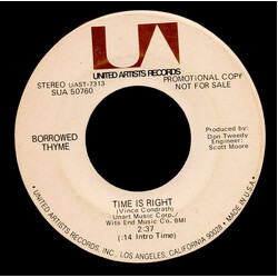 Borrowed Thyme Time Is Right Vinyl 7" USED