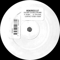 Distant Soundz Memories V.I.P Vinyl 12" USED