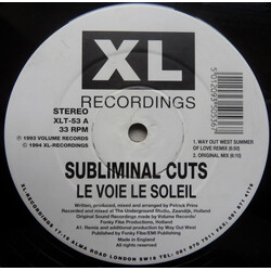 Subliminal Cuts Le Voie Le Soleil Vinyl 12" USED