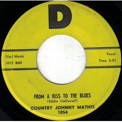 Country Johnny Mathis From A Kiss To The Blues Vinyl 7" USED