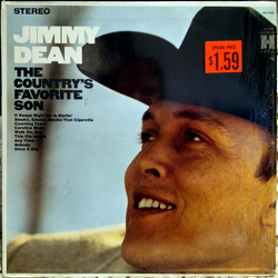 Jimmy Dean The Country's Favorite Son Vinyl LP USED