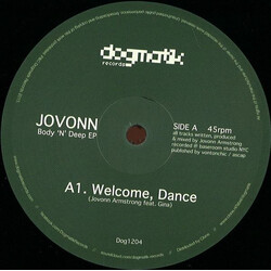 Jovonn Body 'N' Deep EP Vinyl 12" USED