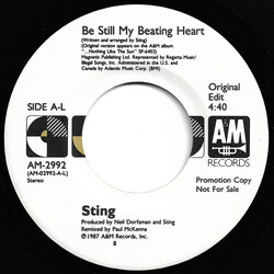 Sting Be Still My Beating Heart Vinyl 7" USED