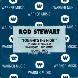 Rod Stewart Tonight's The Night Vinyl 7" USED