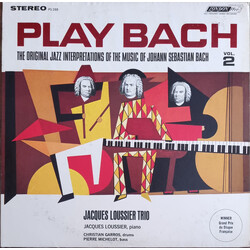 Jacques Loussier Trio Play Bach Jazz Vol. 2 Vinyl LP USED