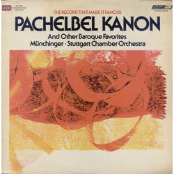 Arcangelo Corelli / Carlo Ricciotti / Karl Münchinger / Johann Pachelbel / Christoph Willibald Gluck / Stuttgarter Kammerorchester Pachelbel Kanon And