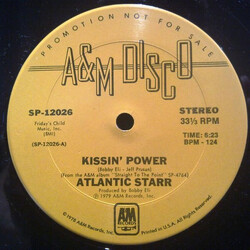Atlantic Starr Kissin' Power USED VINYL 12INCH 33 S RPM PROMO