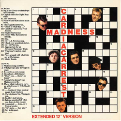 Madness Cardiac Arrest (Extended 12" Version) Vinyl 12" USED