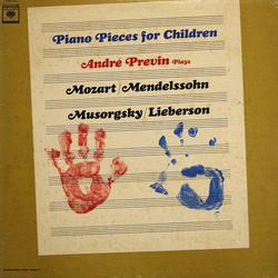 André Previn / Wolfgang Amadeus Mozart / Felix Mendelssohn-Bartholdy / Modest Mussorgsky / Goddard Lieberson Piano Pieces for Children Vinyl LP USED
