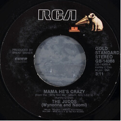 The Judds Mama He's Crazy / Why Not Me Vinyl 7" USED