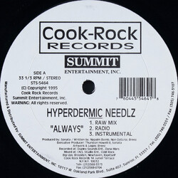 Hyperdermic Needlz Always Vinyl 12" USED