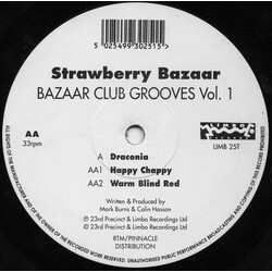 Strawberry Bazaar Bazaar Club Grooves Vol. 1 Vinyl 12" USED
