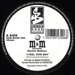 M&M / Rachel Wallace I Feel This Way Vinyl 12" USED