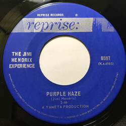 The Jimi Hendrix Experience Purple Haze / The Wind Cries Mary Vinyl 7" USED