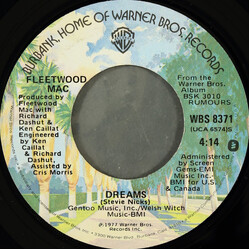 Fleetwood Mac Dreams Vinyl 7" USED
