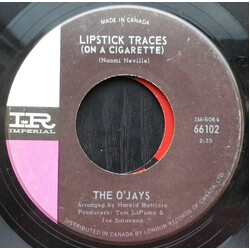 The O'Jays Lipstick Traces (On A Cigarette) / Think It Over, Baby Vinyl 7" USED