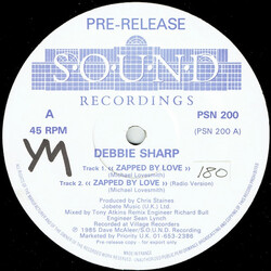 Debbie Sharp Zapped By Love USED VINYL 12INCH