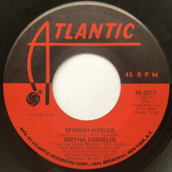 Aretha Franklin Spanish Harlem Vinyl 7" USED