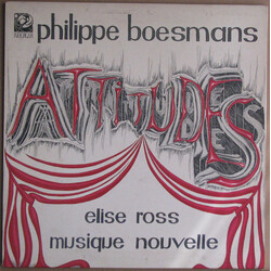 Philippe Boesmans / Elise Ross Attitudes Vinyl LP USED