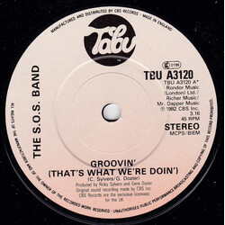 The S.O.S. Band Groovin' (That's What We're Doin') Vinyl 7" USED