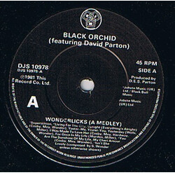 Black Orchid (6) / David Parton Wonderlicks Vinyl 7" USED