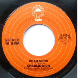 Charlie Rich Road Song Vinyl 7" USED