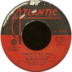 Black Heat Check It All Out / M & M's Vinyl 7" USED