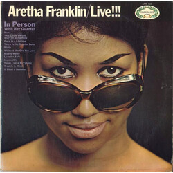 Aretha Franklin Live!!! (In Person With Her Quartet) Vinyl LP USED