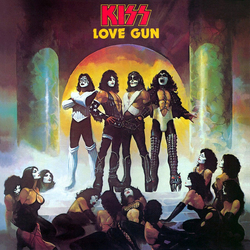 Kiss Love Gun Vinyl LP USED