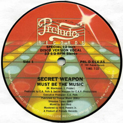 Secret Weapon (2) Must Be The Music Vinyl 12" USED