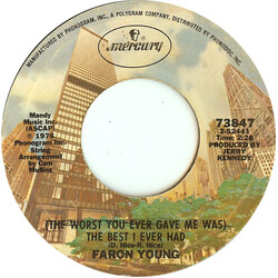 Faron Young (The Worst You Ever Gave Me Was) The Best I Ever Had Vinyl 7" USED