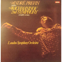André Previn / London Symphony Orchestra / Sergei Vasilyevich Rachmaninoff 2nd Symphony (Complete Version) Vinyl LP USED