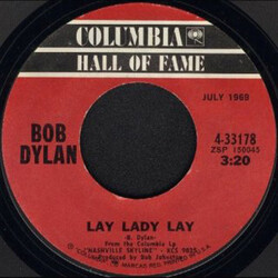 Bob Dylan Lay Lady Lay / I Threw It All Away Vinyl 7" USED