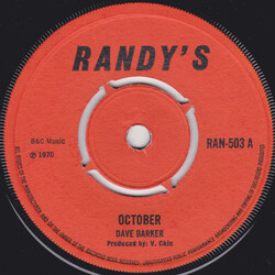 Dave Barker (2) / Randy's All Stars October / Time Out Vinyl 7" USED
