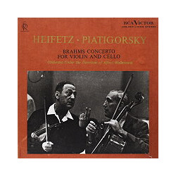 Johannes Brahms / Jascha Heifetz / Gregor Piatigorsky / Alfred Wallenstein / RCA Victor Symphony Orchestra Brahms Concerto For Violin And Cello Vinyl 