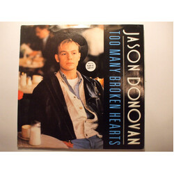 Jason Donovan Too Many Broken Hearts Vinyl 7" USED
