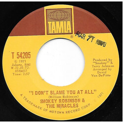 The Miracles I Don't Blame You At All / That Girl Vinyl 7" USED