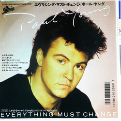 Paul Young Everything Must Change Vinyl 7" USED