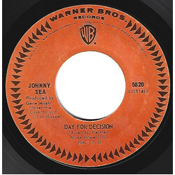 Johnny Sea Day For Decision / Mary Rocks Him To Sleep Vinyl 7" USED