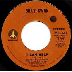 Billy Swan I Can Help Vinyl 7" USED