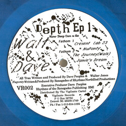 Walt J / Dave Peoples Depth EP 1 - How Deep Can U Go Vinyl 12" USED