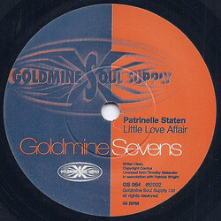 Patrinell Staten / The Debonaires (3) Little Love Affair / Loving You Takes All Of My Time Vinyl 7" USED