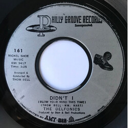 The Delfonics Didn't I (Blow Your Mind This Time) / Down Is Up, Up Is Down Vinyl 7" USED