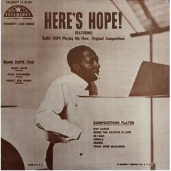 Elmo Hope Trio Here's Hope! Vinyl LP USED