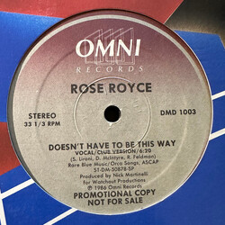 Rose Royce Doesn't Have To Be This Way Vinyl 12" USED