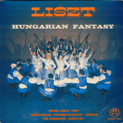 Franz Liszt / Sondra Bianca / Das Norddeutsche Symphonieorchester / Carl Bamberger Hungarian Fantasy Vinyl LP USED