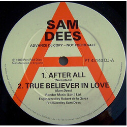 Sam Dees After All Vinyl 12" USED