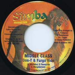 Don T / Fargo Voice Middle Class Vinyl 7" USED