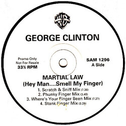 George Clinton Martial Law (Hey Man....Smell My Finger) Vinyl 12" USED
